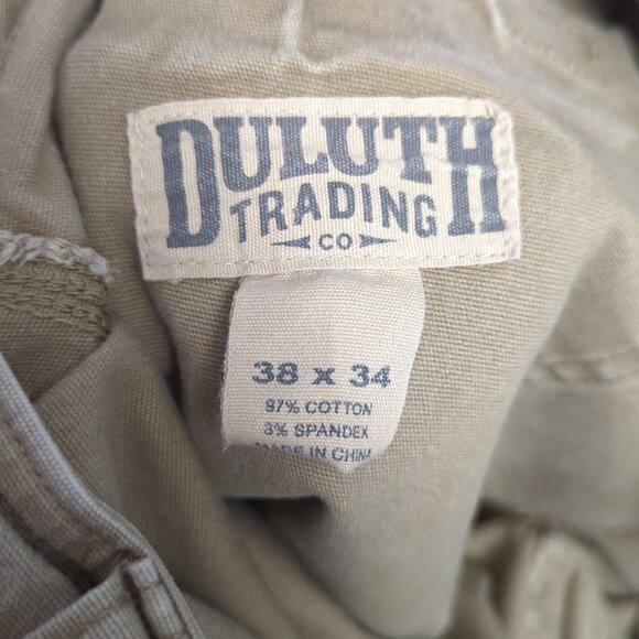 Duluth Pants Men's 38x34 Fits 36x32 Dessert Khaki Flex Fire Hose Relaxed Fit - Picture 11 of 13